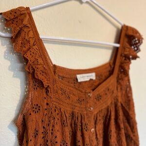 Lucky brand Eyelet blouse